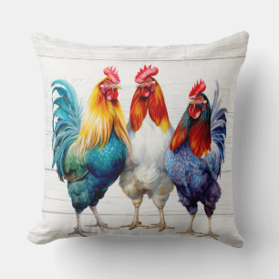 Rustic Garden Monogram Family Farm Pig Cushion