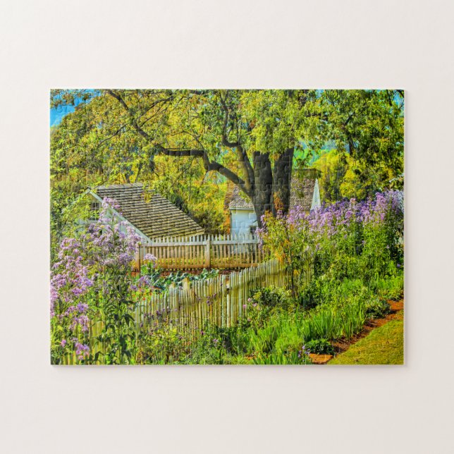 Rustic Garden Virginia. Jigsaw Puzzle (Horizontal)