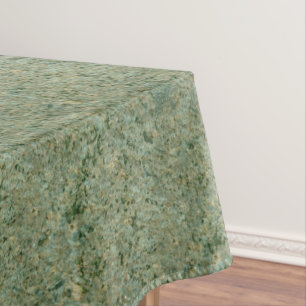 Rustic Geology Green Rock Texture Tablecloth