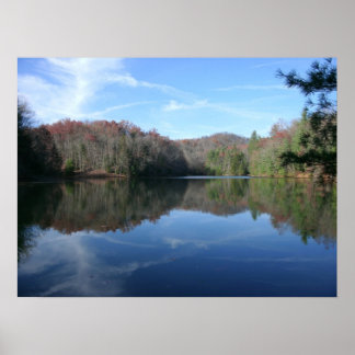 Rustic Glassy Lake Print