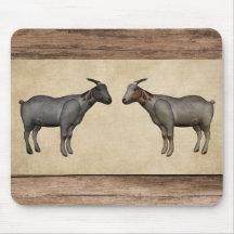 Rustic Goats and Woodgrain