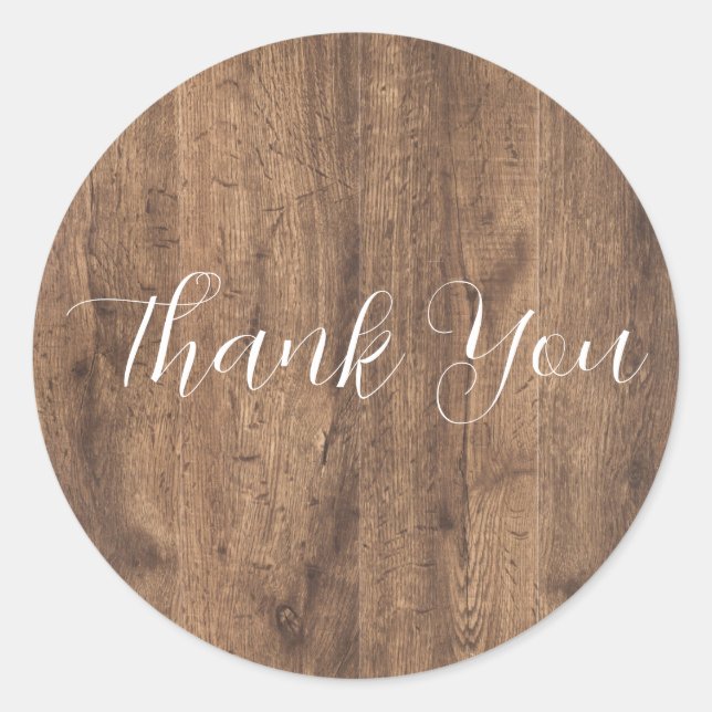 Rustic Gold Eucalyptus & White Floral Wedding Classic Round Sticker (Front)