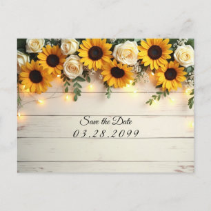 Rustic Golden Hour Gatherings Holiday Postcard
