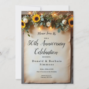 Rustic Golden Hour Gatherings Invitation