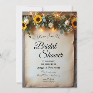 Rustic Golden Hour Gatherings Invitation