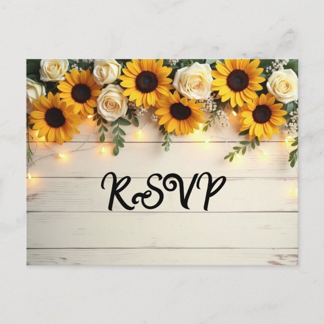 Rustic Golden Hour Gatherings Invitation Postcard (Front)