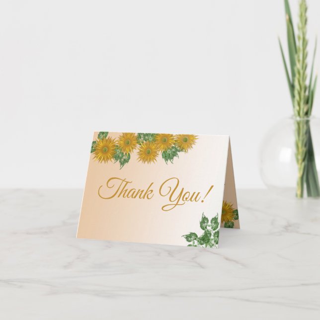 Rustic Golden Yellow Greenery Floral Art Template (Front)