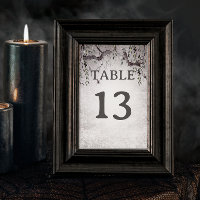 Rustic Gothic Black & Burgundy Halloween Wedding