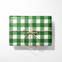 Rustic Green Buffalo Plaid
