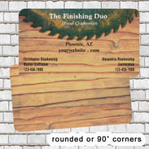 Rustic Green Circular Saw Woodworking Dual Names