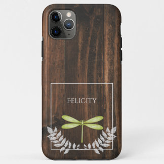 Rustic Green Dragonfly Case-Mate iPhone Case