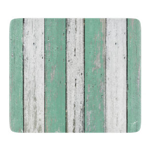 Rustic Green Driftwood Cutting Board