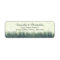 Rustic Green Forest Small Wedding Return Address