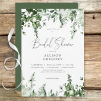 Rustic Green Ivy & Sage Bridal Shower