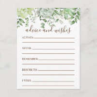 Rustic Green Succulent Modern Baby Shower