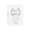 Rustic Green Wreath Simple Wedding Save the Date