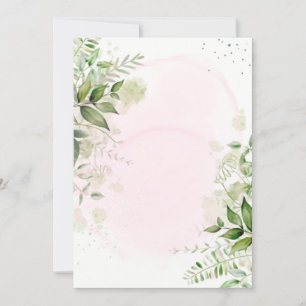 Rustic Greenery Blush Pink Details Custom Wedding