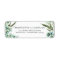 Rustic Greenery Eucalyptus Wedding Address