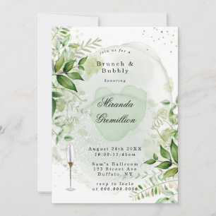 Rustic Greenery Vineyard Brunch & Bubbly  Invitati Invitation
