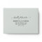 Rustic Greenery with Return Address Wedding RSVP