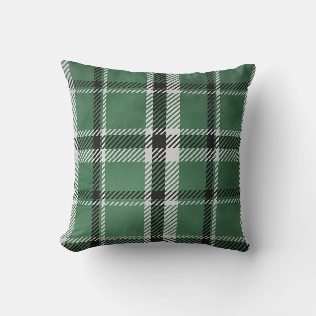 Rustic Grid Pattern Cushion (Front)
