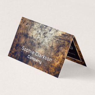 Rustic Grime Double Loyalty Business Card
