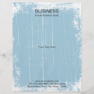 Rustic Grunge Light Blue Brochures