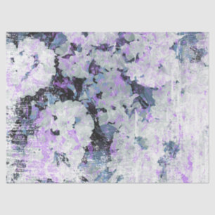 *~* Rustic Grunge Rhododendron Flowers White Pink Tissue Paper