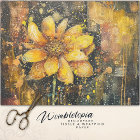 Rustic Grunge Sunflower Abstract Floral Decoupage