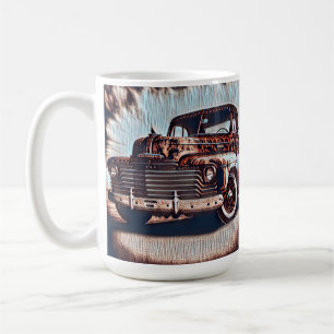 Rustic Grunge Truck - A Vintage Beauty Coffee Mug