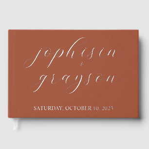 Rustic Guestbook • Modern Wedding Guest Book • Pho