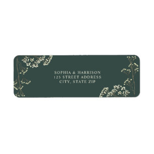 Rustic Gypsophila Emerald Green Wedding