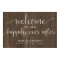 Rustic Happily Ever After Wedding Welcome Sign