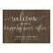 Rustic Happily Ever After Wedding Welcome Sign