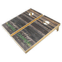 Rustic Happy Campers Dark Wood Print