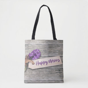 Rustic Happy Norooz Hyacinth - Tote Bag