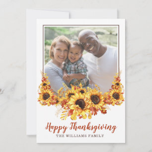 Rustic Happy Thanksgiving Photo
