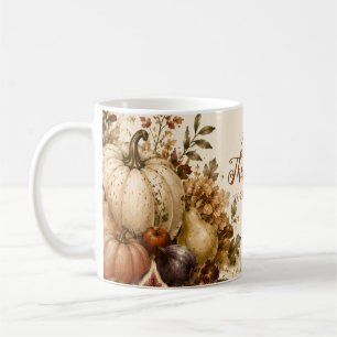 Rustic Harvest Thanksgiving Gathering Coffee Mug