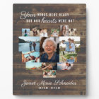 Rustic Heart | 15 Photo Collage Memorial Plaque