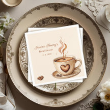 Rustic Heart Coffee Mug Bridal Shower