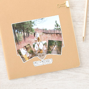 Rustic Heart Monogram Photos Wedding Bridal Shower