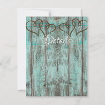 Rustic Hearts Details Card