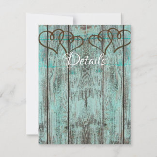 Rustic Hearts Details Card