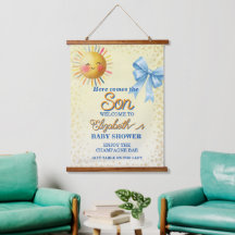 Rustic Here Comes the Son Boy Baby Shower