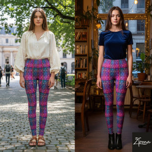 Rustic Heritage Plaid Leggings