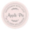 Rustic Homemade Baked Goods Apple Pie Pastel Pink