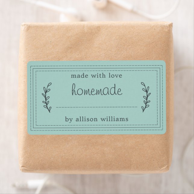 Rustic Homemade Baked Goods Jam Canning Blue Label (Insitu)