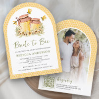 Rustic Honey Jars Bride to Bee Arch Bridal Shower