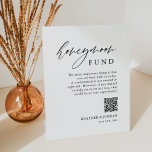 Rustic Honeymoon Fund QR Wishing Well Sign<br><div class="desc">Say "I do" to a modern wedding! Planning a wedding? You'll need modern calligraphy wedding day signs, wedding table decorations, and minimalist Calligraphy WeddingRustic Honeymoon Fund QR Wishing Well Sign. We offer modern calligraphy styles for all your needs. Order on Zazzle and I'll help you create your personalised design on...</div>