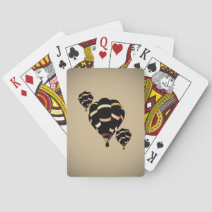 Rustic Hot Air Balloons Playing Cards